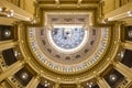 Ceiling of Argentinian Senate at National Congress of Argentina - Buenos Aires, Argentina Royalty Free Stock Photo