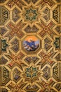 Ceiling in Basilica of Santa Maria in Trastevere, Rome Royalty Free Stock Photo