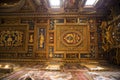 Ceiling in the Basilica of St John Lateran in Rome Italy