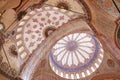 Ceiling of the Blue Mosque Royalty Free Stock Photo