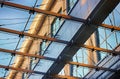 The ceiling of the canopy of a modern building Royalty Free Stock Photo