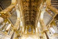 Ceiling of the Capella Palatina Chapel inside the Palazzo dei Normanni in Palermo, Sicily, Italy