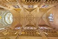 Ceiling of cathedral in Burgos, Spain Royalty Free Stock Photo