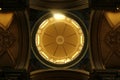 Ceiling of the Cathedral of San Giovanni Battista in Ragusa, Sicily, Italy Royalty Free Stock Photo