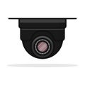 Ceiling CCTV Camera Icon Vector Design