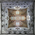 Ceiling of the central tower of St Davids cathedral Royalty Free Stock Photo