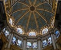 Ceiling of the chancel of the Cathedral of Granada Royalty Free Stock Photo