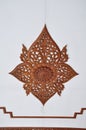 Ceiling of Chaukhtatgyi temple ,Yangon, Myanmar.