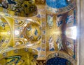 Ceiling in the church Martorana. Palermo, Sicily, Italy.