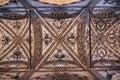 Ceiling of church Santa Anastasia, Verona, Italy Royalty Free Stock Photo