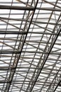 Ceiling construction made of metal Royalty Free Stock Photo