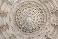 Ceiling decoration at famous ancient Adinath Jain temple in Ranakpur, Rajasthan, India