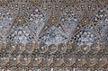 Ceiling decoration at Sheesh Mahal palace in Amber Fort, Rajasthan, India Royalty Free Stock Photo