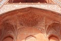Ceiling decoration of Tomb of Akbar the Great in Sikandra near Agra, Uttar Pradesh, India