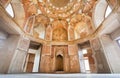 Ceiling design and arched walls of the ancient palace