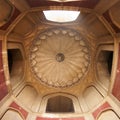 Ceiling detail of Humayun's tomb in Delhi