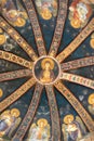 Ceiling detail in Orthodox Monastery