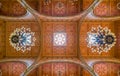 Ceiling of the Dohany Street Synagogue in Budapest, Hungary.