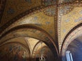 Ceiling of the Eisenacher Castle Royalty Free Stock Photo