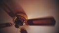 Ceiling fan. Creating air coolness on hot days. Dramatic cinematic atmosphere