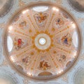 Ceiling of Frauenkirche Cathedral in Dresden