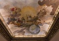 Ceiling fresco in Palazzo Barberini, Rome, Italy Royalty Free Stock Photo