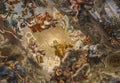 Ceiling fresco in Palazzo Barberini, Rome, Italy Royalty Free Stock Photo