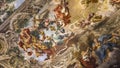 Ceiling fresco in Palazzo Barberini, Rome, Italy Royalty Free Stock Photo