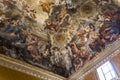 Ceiling fresco in Palazzo Barberini, Rome, Italy Royalty Free Stock Photo