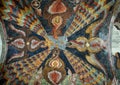 Ceiling frescoe in Hagia Sophia Museum Trabzon Royalty Free Stock Photo