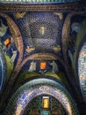 Ceiling of Galla Placidia mausoleum in Ravenna