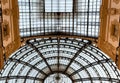 The ceiling of Galleria Vittorio Emanuele, Milan, Italy Royalty Free Stock Photo