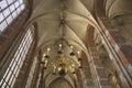 The ceiling of the Great Church, Deventer, The Netherlands Royalty Free Stock Photo