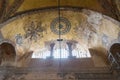 Ceiling of Hagia Sofia Ayasofya, Istanbul, Turkey. Royalty Free Stock Photo