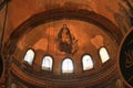 Ceiling of Hagia Sofia in Istanbul Royalty Free Stock Photo