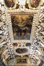 Ceiling in the Hall of the Four Doors in the Palace of Doges, Venice Royalty Free Stock Photo