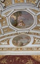 Ceiling in hall. Vatican museums