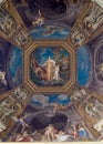 Ceiling in hall. Vatican museums Royalty Free Stock Photo