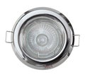 Ceiling halogen light isolated on white background with clipping Royalty Free Stock Photo