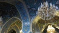 Ceiling of Imam Mosque in Tehran Royalty Free Stock Photo