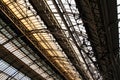 Ceiling indoor railway station in Lvov Royalty Free Stock Photo