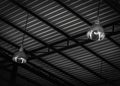 Ceiling of industrial storehouse Royalty Free Stock Photo