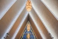 Ceiling inside Arctic Cathedral Royalty Free Stock Photo