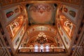 Ceiling inside Cathedral of Christ the Saviour Royalty Free Stock Photo