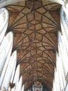 The ceiling inside the Grote Kirke in Haarlem