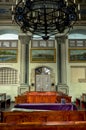 Ceiling inside the synagogue