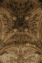 The ceiling in the interior of the Palais Garnier Royalty Free Stock Photo