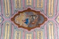 ceiling of the interior of the parish church of Nossa Senhora das Merces in the city of Lisbon.