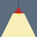 Ceiling Lamp Flat Icon Vector