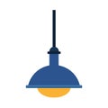 Ceiling lamp icon, flat design Royalty Free Stock Photo